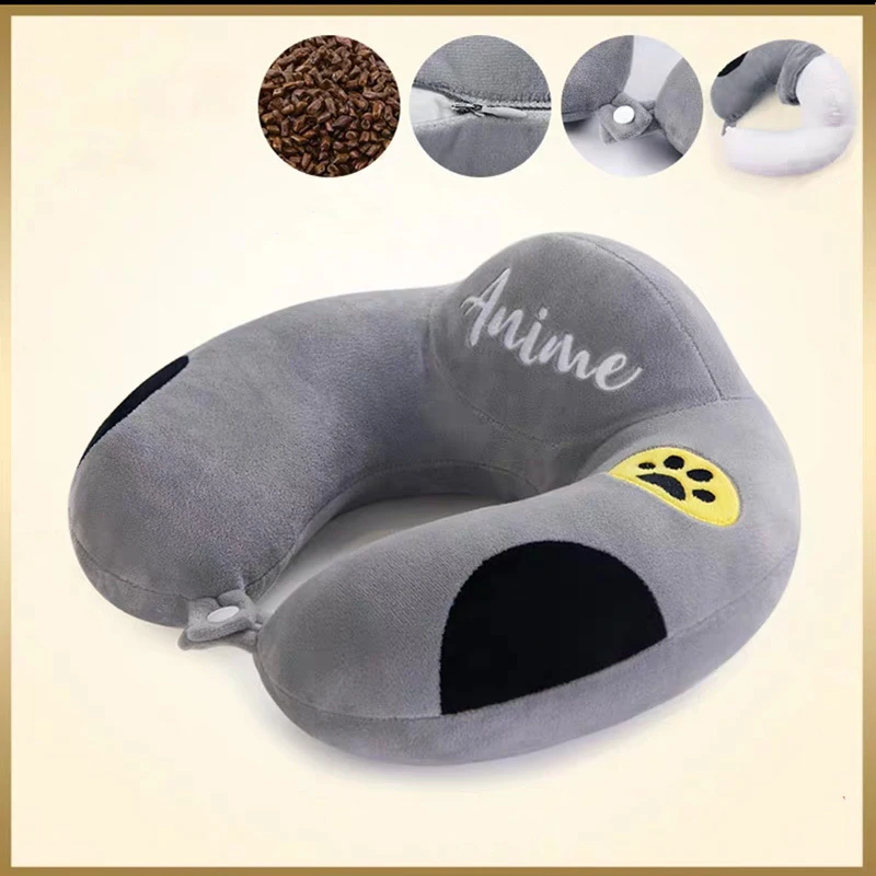 Cassia seed мультяшная u-образная Подушка для офиса путешествий студентов Nap подушки