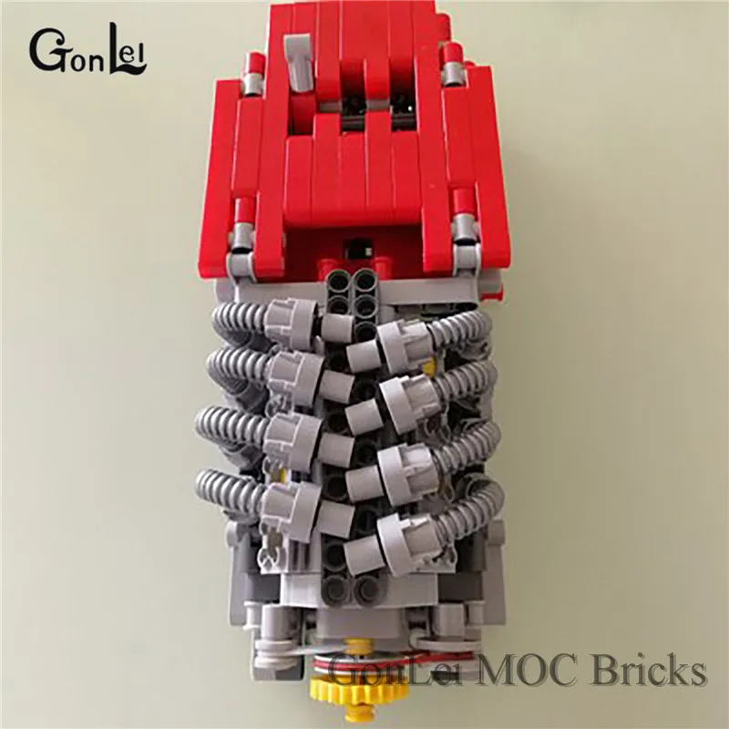 1 компл. V8 двигатель цилиндр Technic автомобильные блоки силовой двигатель модель цилиндра Строительные Кирпичи Игрушка совместима с 2850B 32333 2852