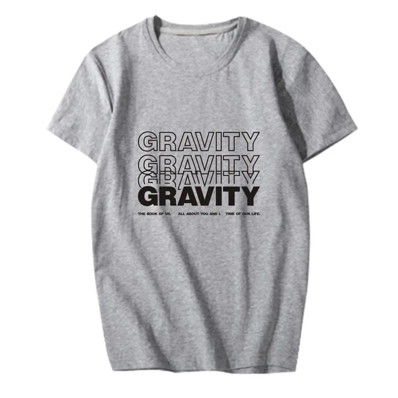 Новинка Футболка KPOP DAY6 WORLD TOUR GRAVITY концерт Повседневная футболка унисекс с