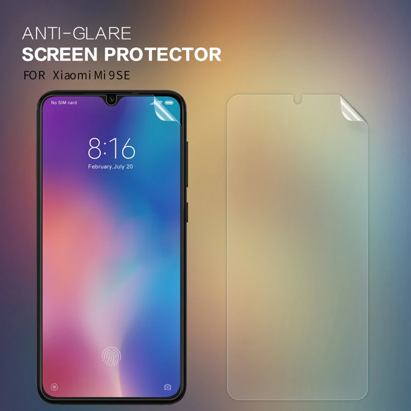 Защитная пленка для экрана Xiaomi Mi 9 Mi9 SE Nillkin прозрачная/Матовая Мягкая Пластиковая