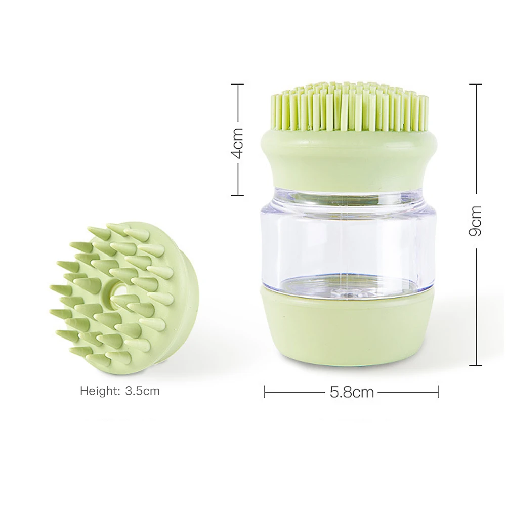 

Pet Dog Bath Brush Comb Double Comb Silicone Dog Cat Shower Massage Brush Grooming Dog Supplies Accessories