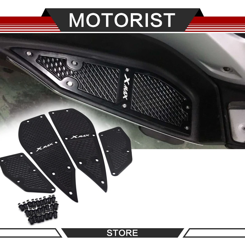 Педали мотоцикла CNC Алюминиевый подножки pad колышки для ног пластины колодки шаг