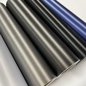 Виниловая пленка для автомобиля, Виниловая Пленка премиум-класса с матовым начесом, без пузырьков, наклейки для автомобилей и мотоциклов