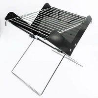 Barbecue Accessories Foldable Bbq Grill Charcoal Shape Easy Install Kitchen Outdoor Party Cooking Tools