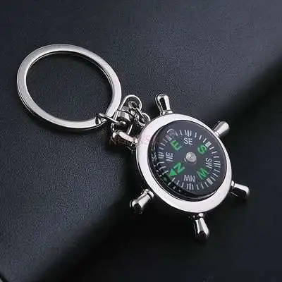 

Compass Mini Keychain Waist Car Portable Travel Anchor Keychain