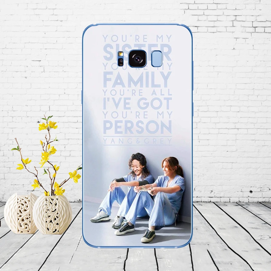 07DD Американский ТВ GREYS Anatomy Мягкий силиконовый чехол для Samsung Galaxy S6 S7 край S8 S9 S10 плюс A70 A50 чехол