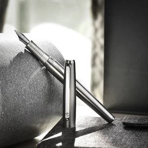 Ручка перьевая Hongdian с изогнутым наконечником, из нержавеющей стали, 517S