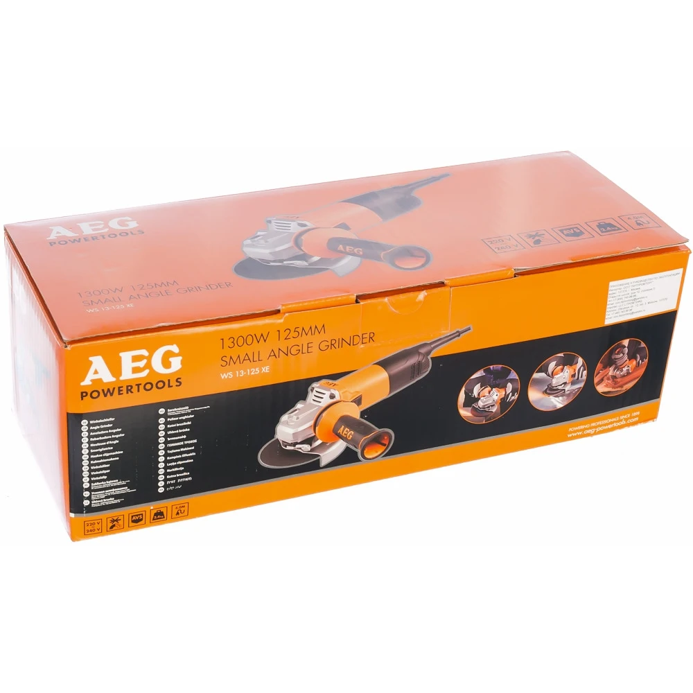 Угловая шлифмашина aeg ws13-125xe 451410 | Инструменты