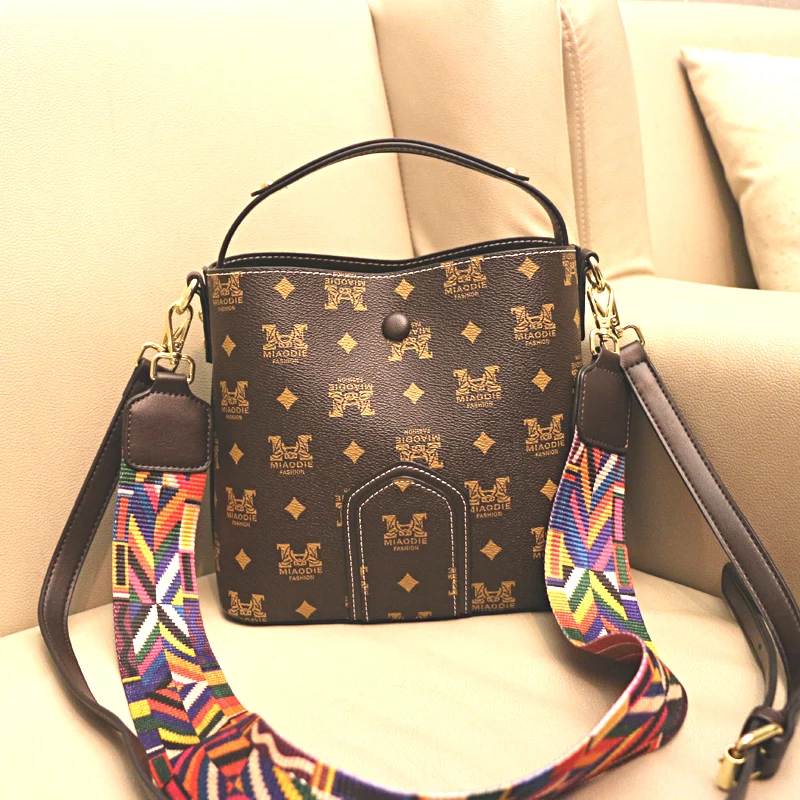 Сумка-мешок модная сумка женские сумки сумки-мессенджеры с принтом широкие на