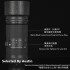 Наклейка для объектива для Sigma 100-400 мм, наклейка для защиты от царапин, покрытие, Обложка, чехол