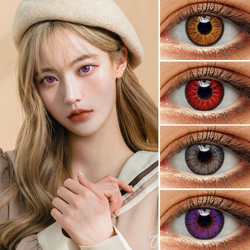 Контактные линзы для косплея глаз цветные контактные ed Хэллоуина с цветными