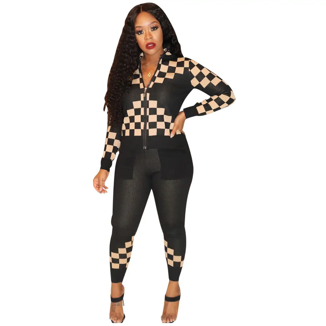 Зимние женские комплекты топ с круглым вырезом и длинными рукавами брюки на