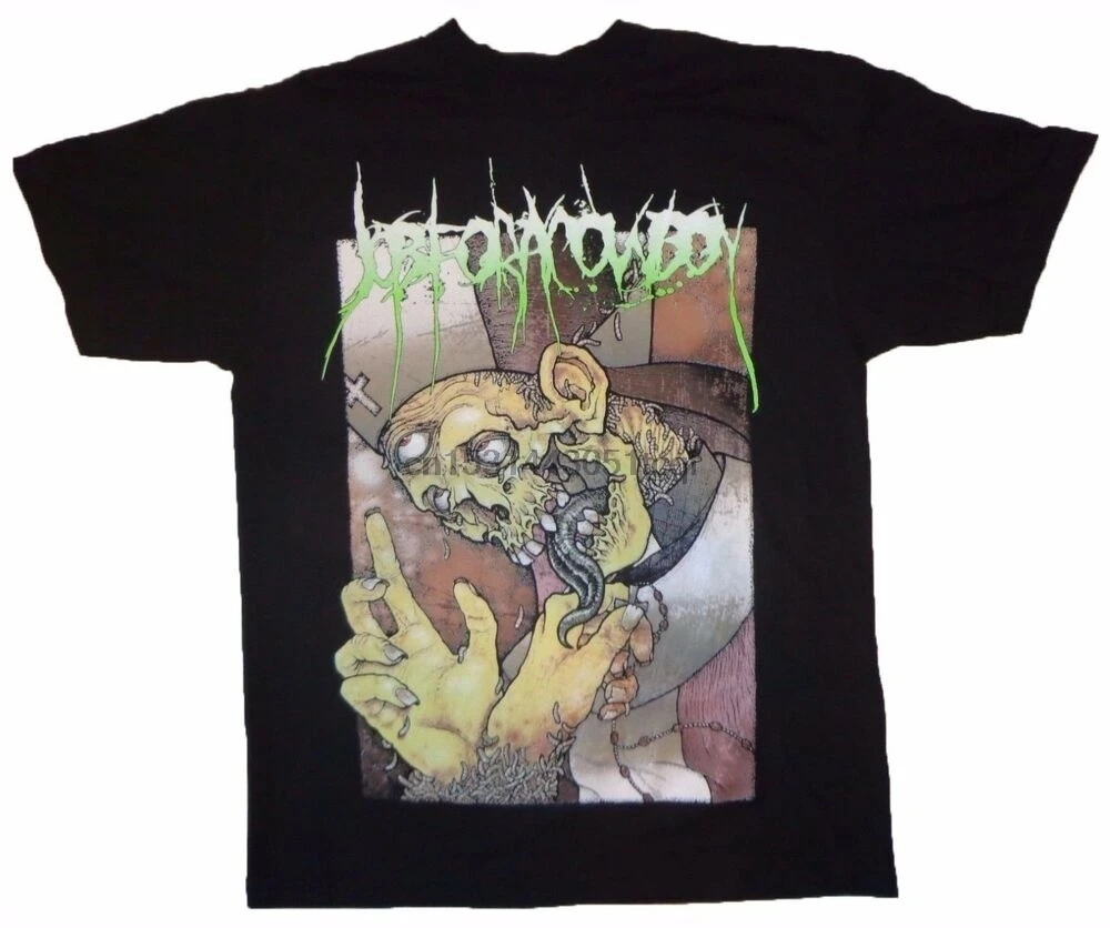 Ковбойская футболка с надписью JOB FOR A Rot In Peace новая S-M-L-XL-2XL | Мужская одежда