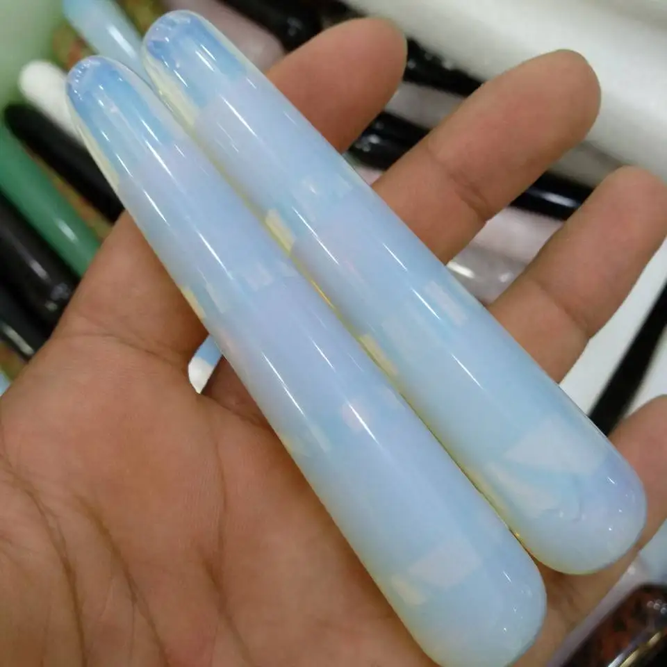 2 шт. массажная палочка с натуральным опалом|Камни| |