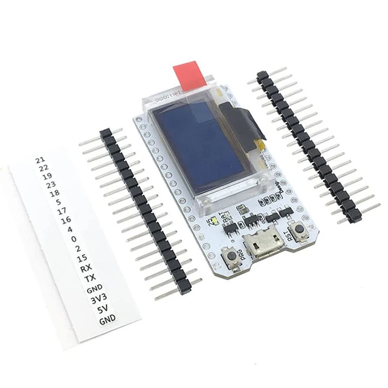 Комплект ESP32 с OLED-дисплеем и поддержкой Wi-Fi ESP-32 0 96 дюйма синий OLED-дисплей WiFi + Bluetooth