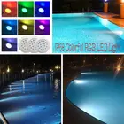 Водонепроницаемые светодиодные подводные лампы, разноцветный ночник RGB для пруда, бассейна, праздника, вечеринки, свадьбы, домашний декор