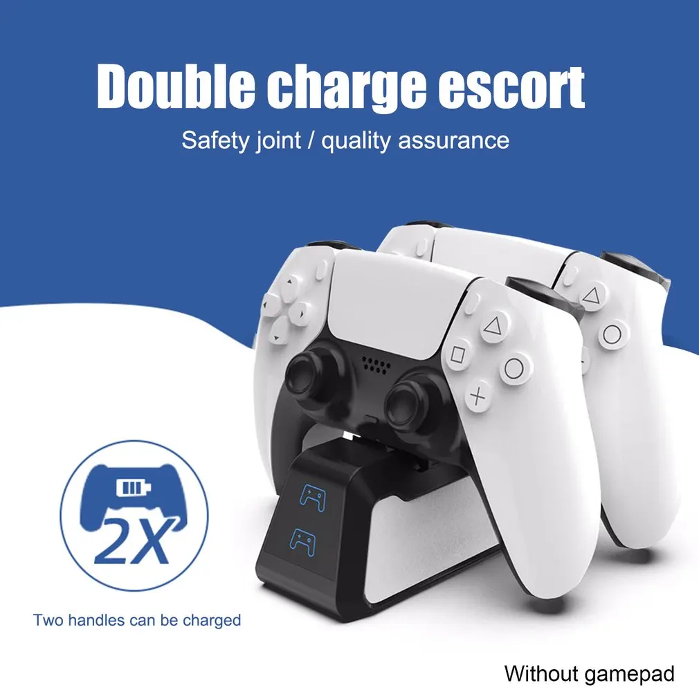 

Dual Fast Charger for PS5 Wireless Controller USB Type-C Charging Cradle Dock Station for Sony PlayStation5 Joystick Gamepad New