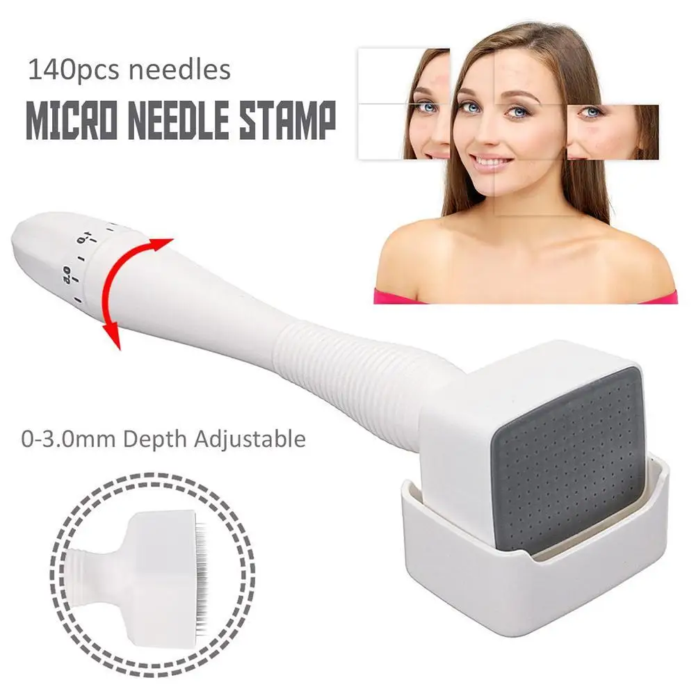 

Adjustable Derma Roller Cosmetic Needling Instrument For Face 0.25mm Dermaroller Stamp Microneedle For Skin Care