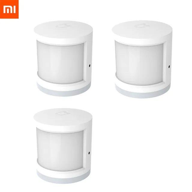 3pcs Mijia version Xiao mi jia Aqara датчик человеческого тела умный датчик движения тела беспроводной ZigBee Соединение работает с шлюзовым концентратором mi home - Цвет: 3pcs Mijia version