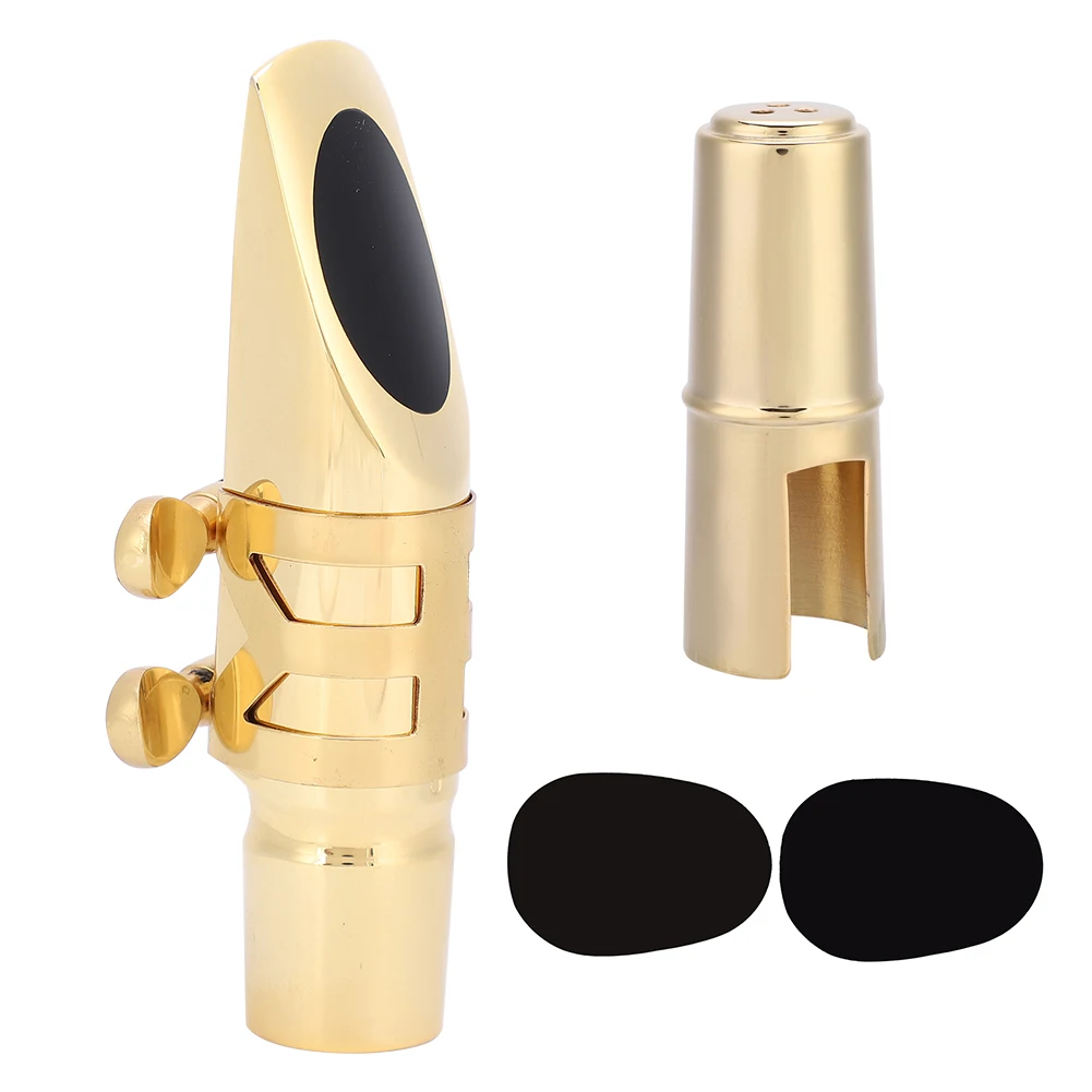 

Practical Professional Eb Alto Sax Saxophone 6C Mouthpiece with Cap Tone Pads Musical Instruments Accessory