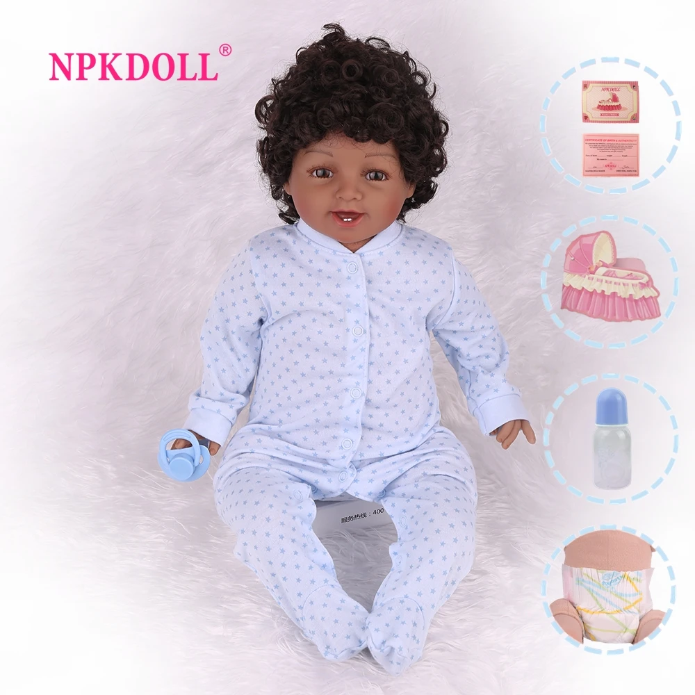 Boneca reborn doll baby NPKDOLL игрушки Реалистичные Силиконовые восхитительные boneca для детей