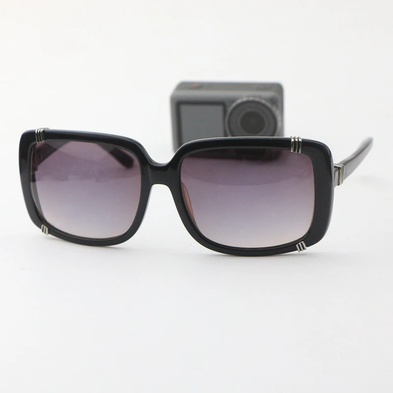 

Men's Square Frame Gradient Gray Sunglasses Women's Black High Quality Glasses Anti-UV400
