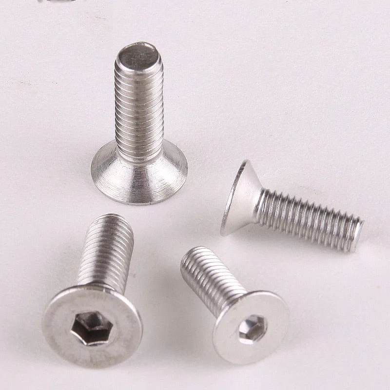 

50PCS 304 Stainless Steel Hexagonal Allen / Flat Head Countersunk Screws M3 * 16
