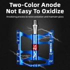 Горный велосипед ROCKBROS, велосипедные педали, сверхлегкие, алюминиевый сплав, 4 подшипника, MTB педали, велосипедные плоские педали BMX