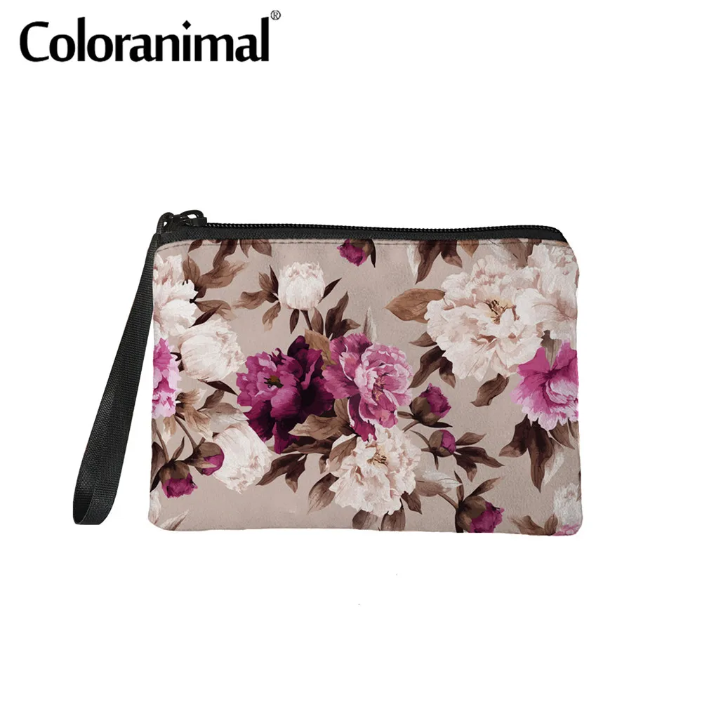 Coloranimal красивое платье для девочки с цветочным узором принтом сцепления Кошелек