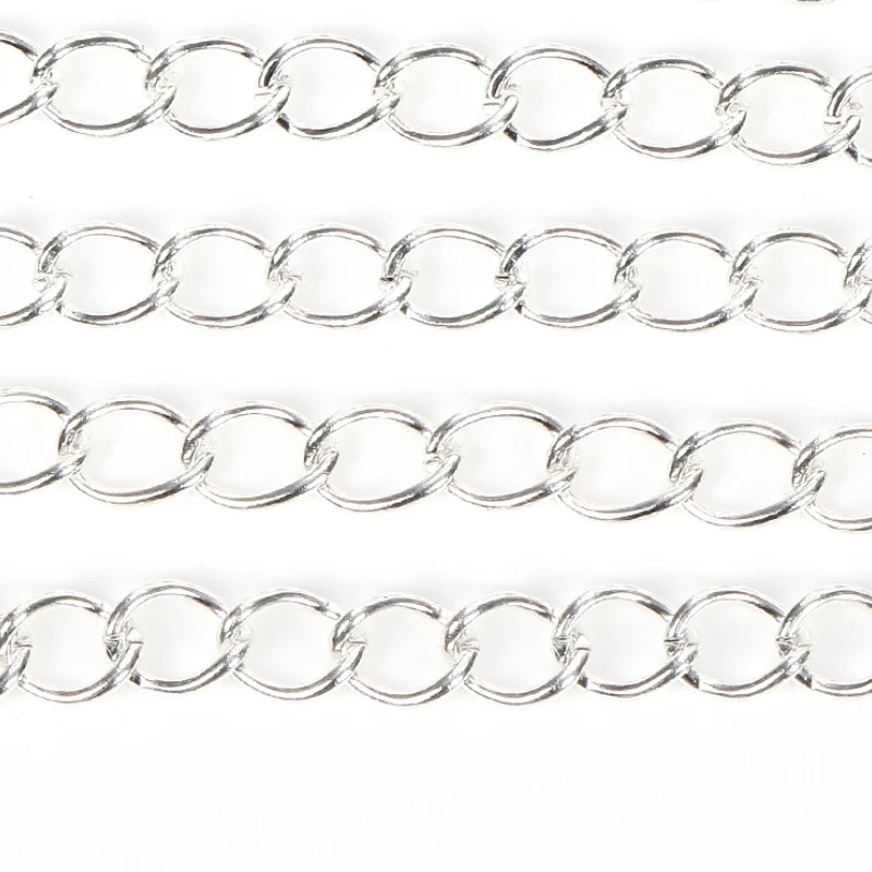 Цепочка-удлинитель из серебра 925 пробы с жемчугом 50 шт. | Украшения и аксессуары