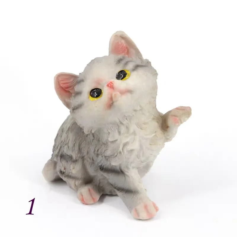 3d имитация формы для торта с кошкой животный милый котенок мусс силиконовая форма для шоколада Jelly желе мыло Арома свеча гипсовая форма