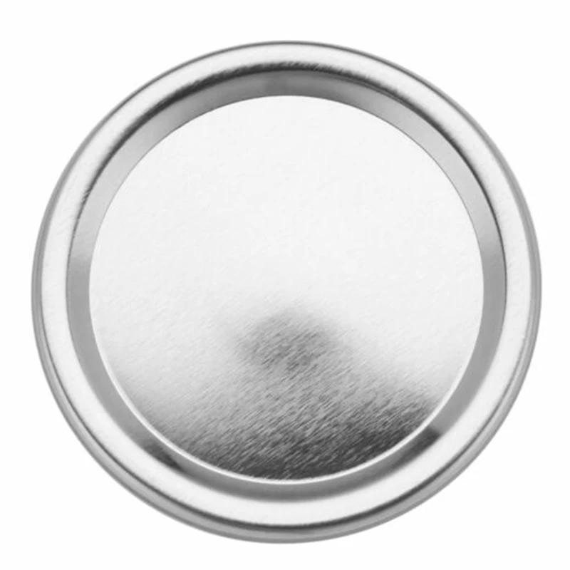 

72pcs Jar Lids Set Sealing Storage Solid Caps for Regular/Wide Mouth Mason Jar New can CSV