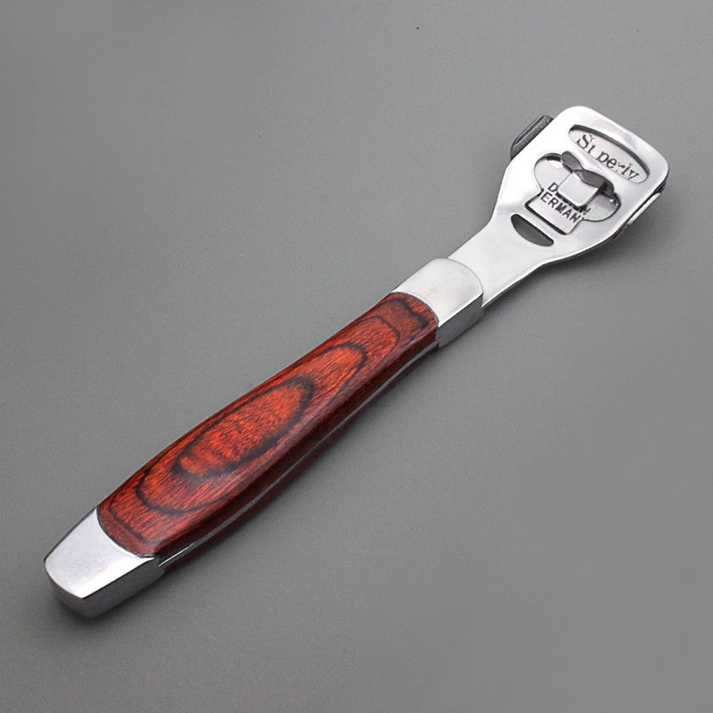 1 шт. из массива дерева Нержавеющая сталь кожи очистки фруктов и овощей