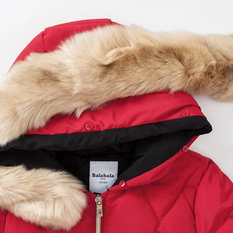 Детский пуховик для девочек новинка 2019 осенне-зимняя куртка детей старшего