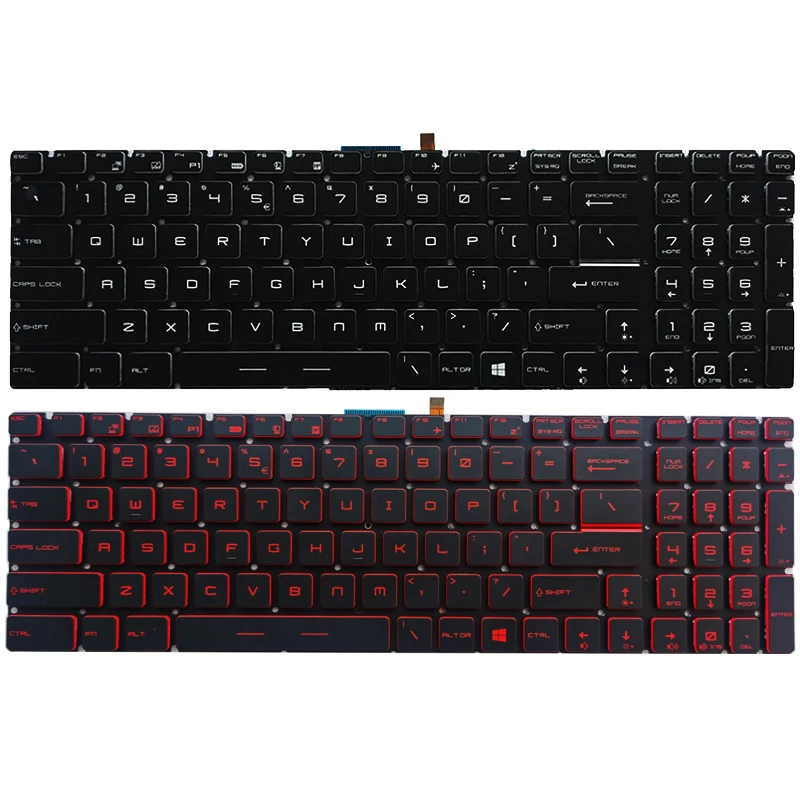 

NEW US laptop keyboard For MSI GP63 8RE/8RF MS-16P3 MS-16P5 US keyboard