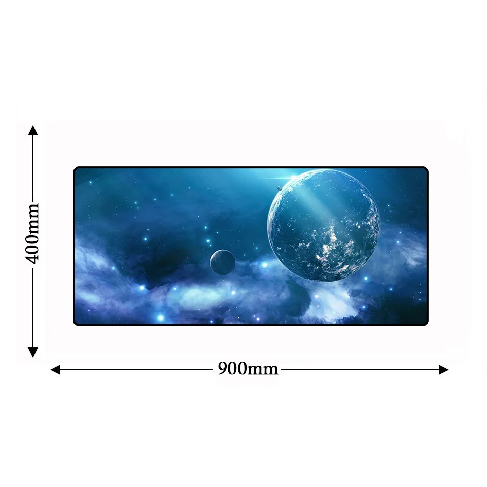 Galaxy 900*400*3 мм XL Большой геймер компьютер запирающийся край коврик для мыши PC