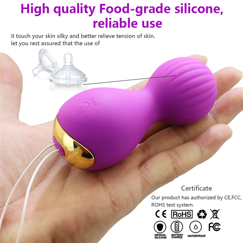 Кегель вагинальные плотные шарики силиконовые вибрирующие прыгающие яйца с
