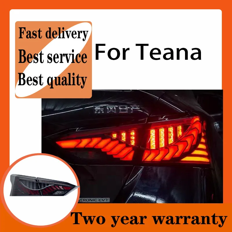 

Автомобильный светодиодный задний фонарь для Nissan Teana, задний фонарь Altima 2019-2021, задний ходовой сигнал + стоп-сигнал + задний + Динамический ука...