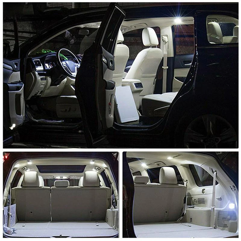 

NLpearl 2x Signal Lamp C5W Led Canbus C10W Festoon Light 31mm 36mm 39mm 41mm Car Interior Light Dome Reading Light White 12V