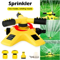garden lawn sprinkler automatic 360 degree rotating large area coverage water sprinkler garden supply spray nozzle 1234 1