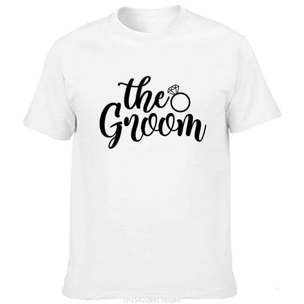

Team Groom Women's Short Sleeve Harajuku T-shirt Bachelor Party Graphic Husband Boyfriend T Shirts Wedding Best Tees Ropa