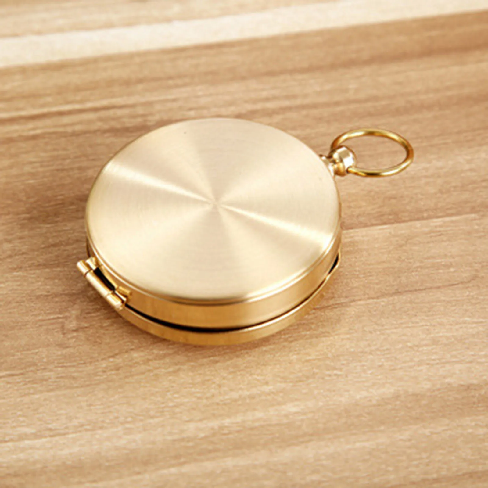 

Compass Outdoor Multi-Function with Luminous Pocket Watch Type Pure Copper Flip