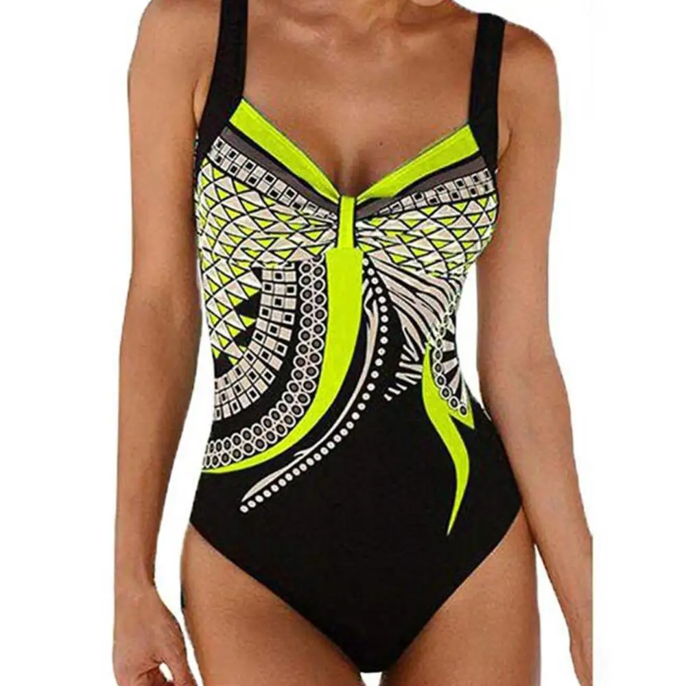 

Swimwear Women 2021 One Piece Swimsuit Push Up Sexy Bathing Suit Women Swimming for Beach Wear Monokini Plus Size Swimwear 3XL