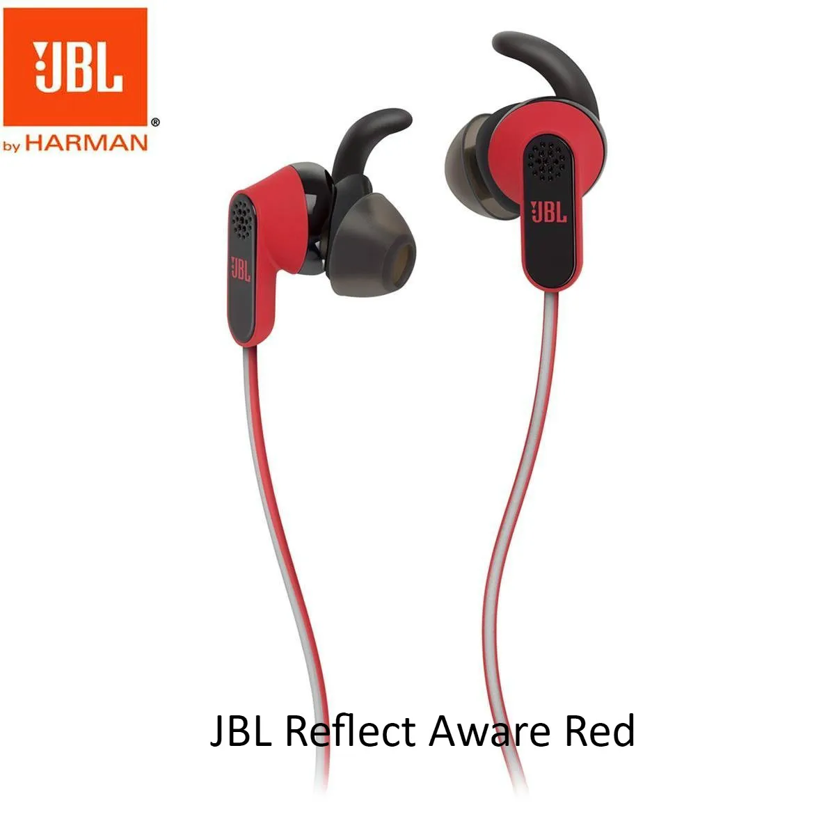 JBL отражают в курсе наушники плотно прилегающие к уху, ручной работы для оказания первой помощи с де Ouvido наушники JBL для интерфейс Apple с микрофоном I10 Twsr гарнитуры - Цвет: JBL Aware red