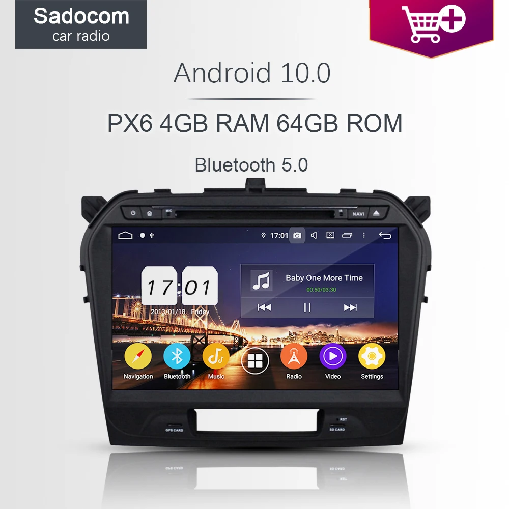 10 1 &quotDSP ips Android 9 0 8 Core 4 Гб ram 64G rom мультимедийный автомобильный приемник с dvd