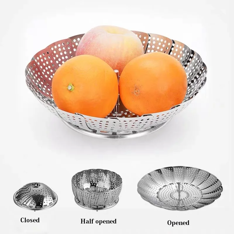 Нержавеющая сталь варочная Пароварка подставка для фруктов чаша сливная корзина