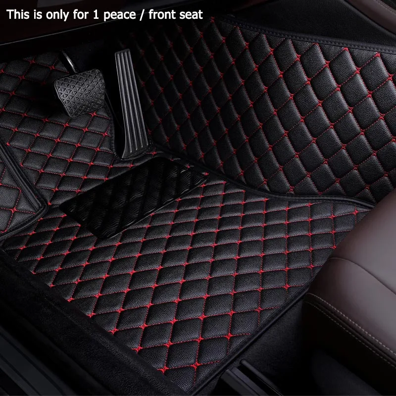 only 1 peace front Сделать изготовленный на заказ кожаный автомобильный коврик для Landrover Evoque RANGE ROVER велар(Land ROVER RANGE ROVER Discovery 3/4/5 freelander 2 Discovery Sport коврики для ног - Название цвета: only 1 peace front