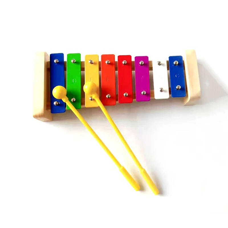 8 клавишных ксилофона Детские Музыкальные инструменты ноксы на пианино