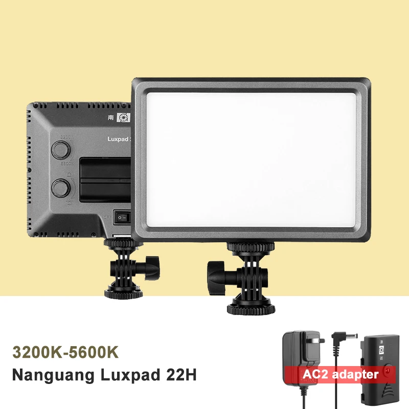 Светодиодный светильник Nanlite Luxpad 22H для фотосъемки 3200K 5600K камера мягкий легкий