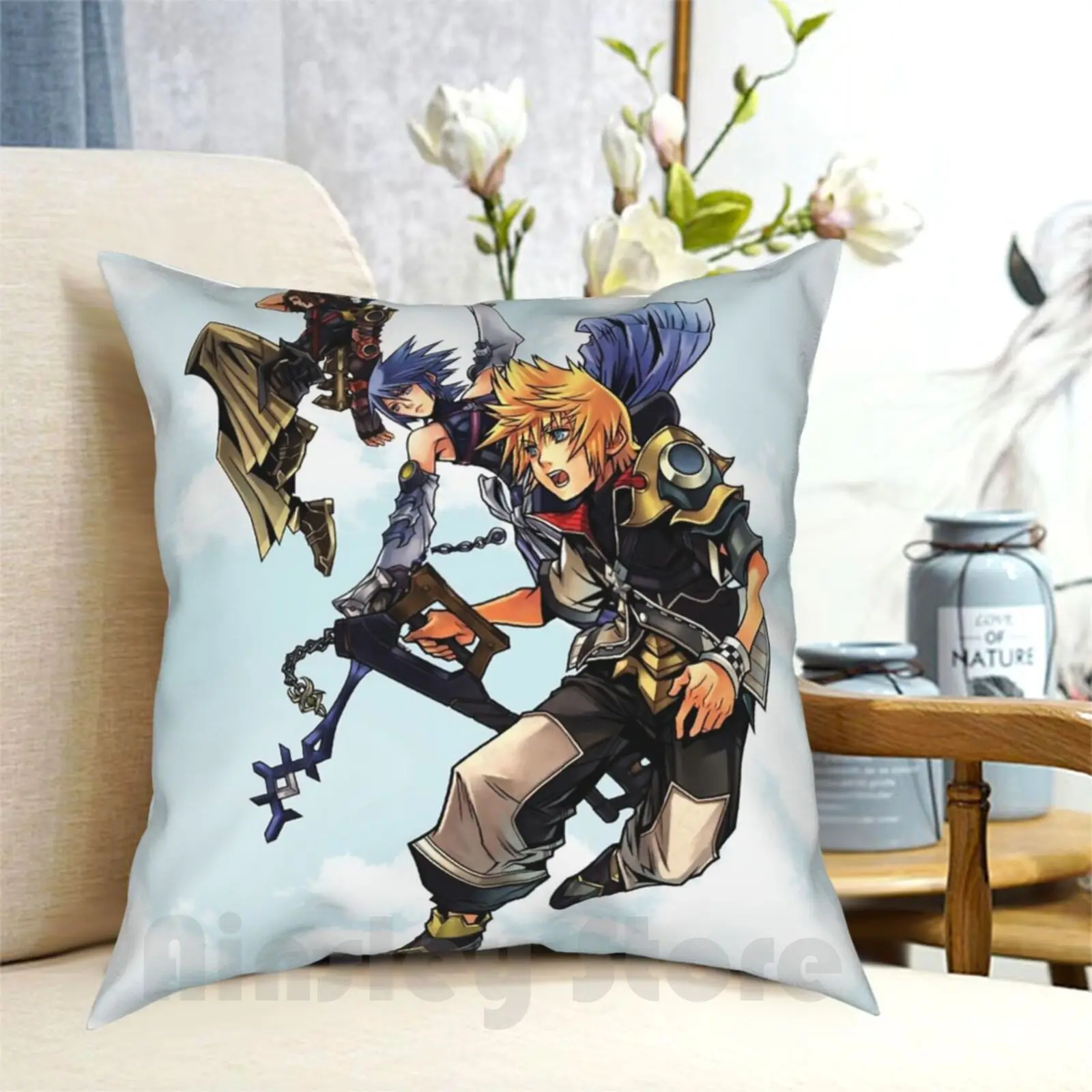 Ventus Aqua и Terra-Kingdom подушка с изображением сердца родов сна детская мягкая обложка